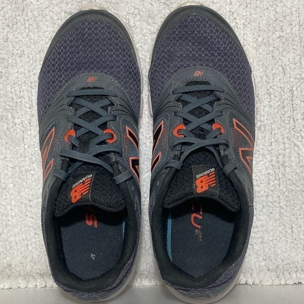 New Balance Mens Black Grey Orange Cush+ Running Athletic Sneakers Shoes SZ US 8 - Picture 5 of 11